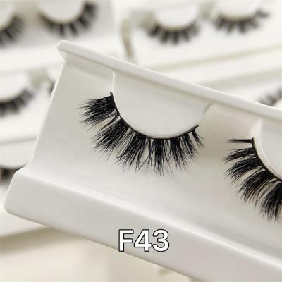 China China Sunland Mink Eyelashes 3d Mink Lashes Strip Lashes Vendor Short Thick Natural Light Thick Tapered Eyelashes for sale