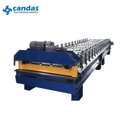 China Factory Candas HZ Roof Tile Roll Forming Machinery Tile Forming Machine for sale