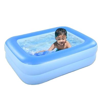 China Outdoor Indoor Swimming Pool For Baby Swimming Pool For Adults 120-428CM Two Layer Two Ring Swimming Pool for sale