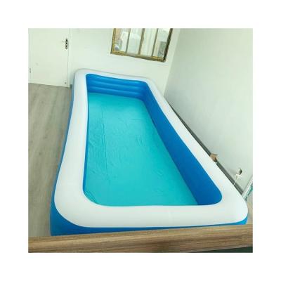 China Largest PVC Rectangular Inflatable Outdoor Ground Swimming Pool for sale