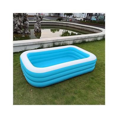 China Outdoor indoor foot air balloon pump for swimming pool 120-428CM two layer two ring swimming pool for sale