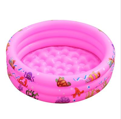 China High quality duarable 150cm three layer green circular water games printed inflatable swimming pool for sale