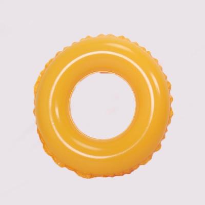 China PVC Swimming Pool Float Ring Inflatable Donut Swimming Ring for Kids for sale