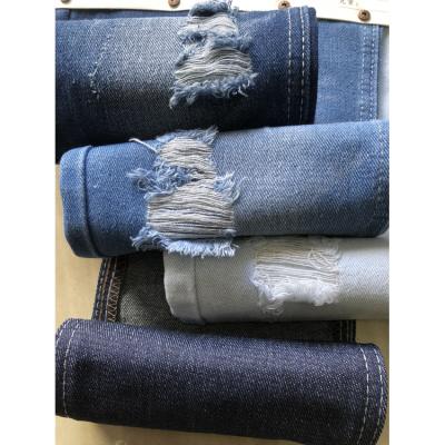 China Trend High Quality Tear-Resistant Non-Elastic Wash Fabric Denim Fabric Polyester Free Single Cotton for sale