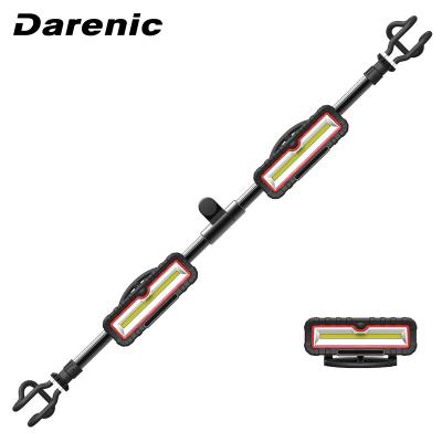 China Darenic 10W 1000lm LED Underhood Light Car Stretchable Detachable Foldable Rechargeable Car Repair Under Hood Light for sale