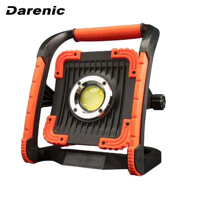 China Darenic 30W 3000LM Powerbank Function Led Rechargeable Portable Rotating LED Flood Work Light For Inspection for sale