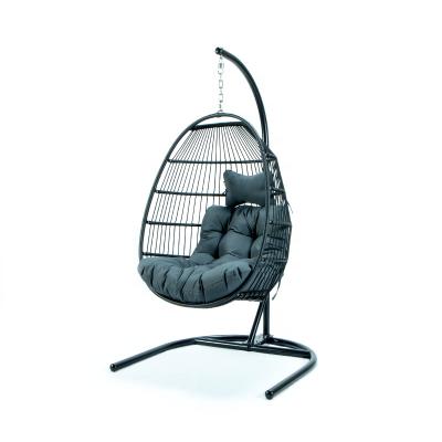 China Outdoor Furniture 1PCS Drop Shipping Exquisite And Fashionable PE Rattan Hammock Hanging Swing Chair for sale