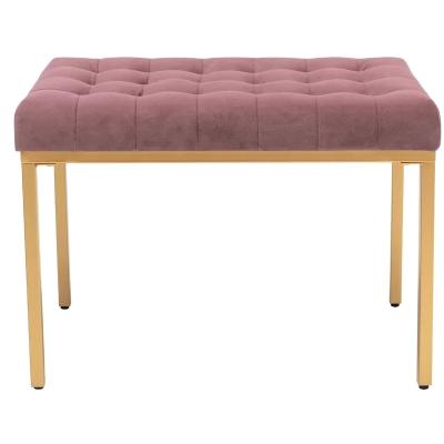 China stool home & Ottoman Premier Quality Color Rich Woven Square Stool And Rectangle Stool Pink Soft for sale