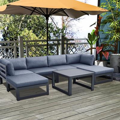 China Weather Outdoor Furniture USA In Stock Cheap Outdoor Garden Sofa Coffee Table Sets Free Shipping for sale