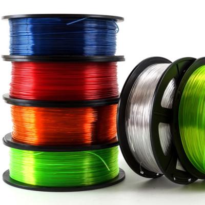 China 500G/250G PETG 1.75mm filament 3D Printing Plastic Translucent Red Black Green Filament PETG 1.75mm sublimation marble material for sale