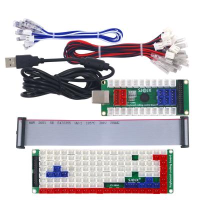 China Supports the latest version of IOS Development Keyboard Encoder Board Game Controller DIY LED Keyboard Development Board Media Music USB Encoder 104 Keys Arcade for sale