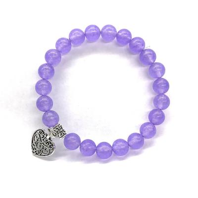 China CLASSIC Gemstone Charm Stainless Steel Custom Jewelry BioMagnetic Stretch Natural Stone Beads Women's Jewelry for sale