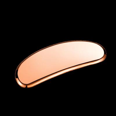 China Body Jewelry BioMagnetic Gua Sha Edge Copper Panel Body Gua Sha Massage Gua Sha Tool Tools Face And Neck Massage Guasha Stone For Beauty for sale