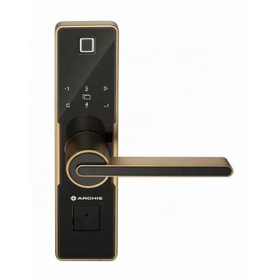 China AJ4011-04 Anti Bacterial Electronic Smart Fingerprint Smart Biometric Door Lock for sale