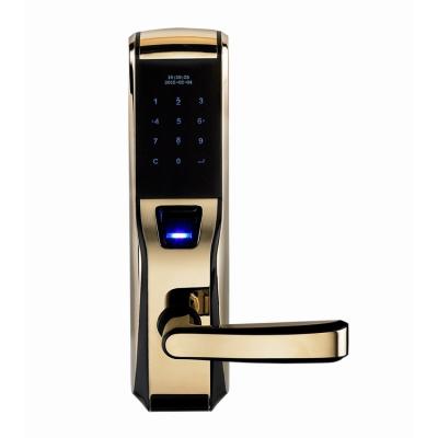 China New Fashion Smart Keyless Metal Lock Door Combination Apartment Biometric Lock Cerradura Modern Inteligente for sale