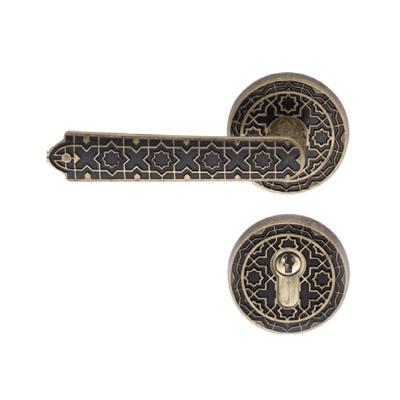 China Apartment Villa Brass Copper Lock For House Entrance Home Door Lock With Mortise Handle Mortise Lever Door Lock for sale