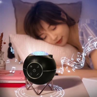 China Factory Wholesale LED Modern Star Projector Remote Control Starry Night Lights Projector With White Noise Music Speaker For Bedroom for sale