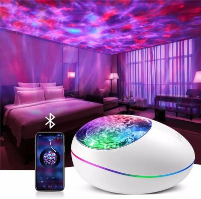 China Modern Colorful Sleep Aid Light Night Surf Projector Sky Star LED Music Player Lamp Fixture Decor Kids Gifts for sale