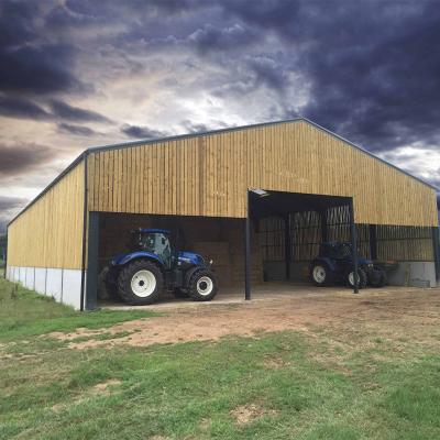 China Easy Install China Manufacturer Gable Farm Car Storage Shed Steel Structure Garage Warehouse With Convenient Installation for sale