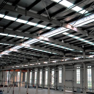 China Large Span Steel Frame Industrial Wind-resistant Prefab Building Storage Structures Construction Warehouse for sale