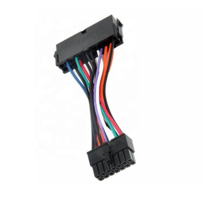 China Server Computer ATX 24 Pin to PSU Adapter Power Cable 14 Pin Motherboard 10CM for Lenovo H61/H81/Q77/Q87/B75/A75/Q75/Q65 main board for sale