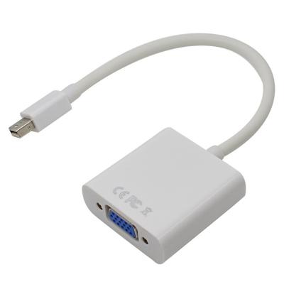 China COMPUTER Mini DP to VGA Adapter Cable Mini DisplayPort to VGA Converter Display Left Thunderbolt 1080P for Mac iMac Air Apple Macbook Pro for sale