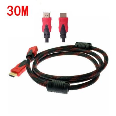 China Wholesale High Speed ​​HDTV Male To Male Gold Plated Cable 1.4 HDTV Cable Support 3D 4K 2160P 1080P 60HZ HDTV Cable 30M for sale