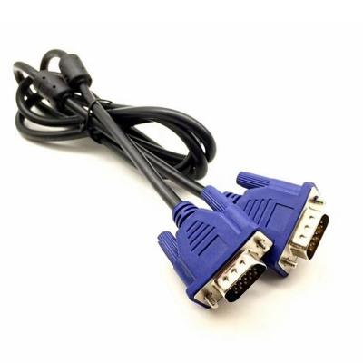 China Blue Camera Multimedia 15pin Monitor VGA Cable 3+5 Male To Male For PC HDTV Monitor Computer for sale