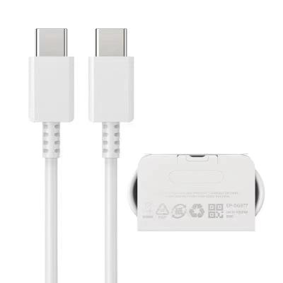 China High Quality EP-DG977 EP-DG980 Fast Charger Cable White/Black Type C To Type C Usb Charging Cables For Note10 S20 Dual Usb C Cable for sale