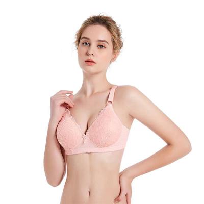 China Firm Color Women's Lace QUICK DRY QUICK Padded Lift Up Bra Seamless Bra Softcup Comfort Care Support for sale