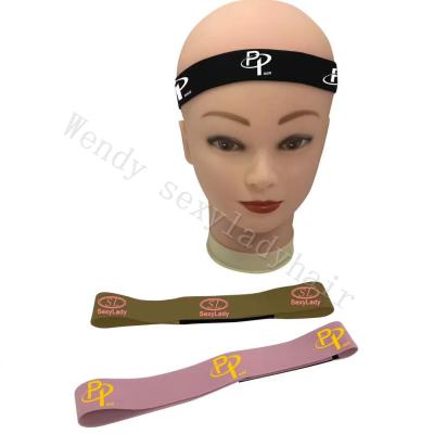 China Fashionable Elastic Band Durable Wrap Wig Cast Elastic Band Model Elastic Lace Hair Band for sale