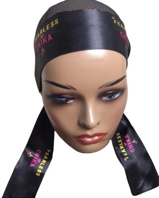 China High Quality Custom Edge Wraps For Women Hair Bands Satin Headbands Wholesale Frontal Extension Wigs Satin Edge Wrap for sale