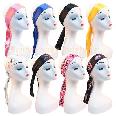 China Best Selling High Quality Package Wrap For Hair Satin Edge Wrap Silk Head Wraps With Logo for sale