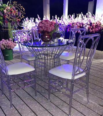 China Modern Plastic Clear Resin Royal Wedding Transparent Event Acrylic Rental Chairs For Sale for sale