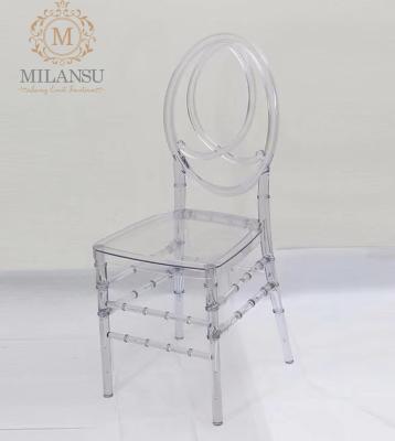 China Transparent acrylic plastic dining chair modern high quality wedding events bnaquet for sale for sale