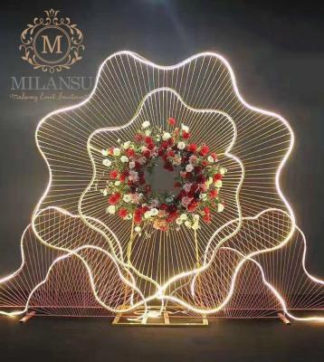 China Stand Modern / Luxury Wholesale High Quality Wedding Backdrop For Events for sale