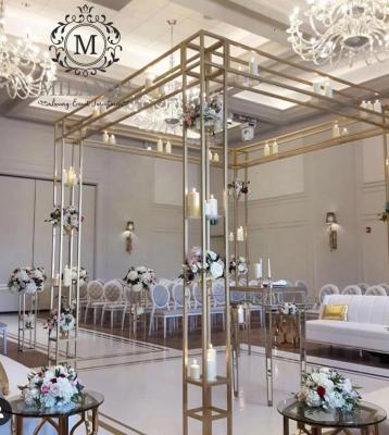 China 2021 Modern / Luxury Wedding Backdrop Arch Rack Frame Decorations For Events for sale