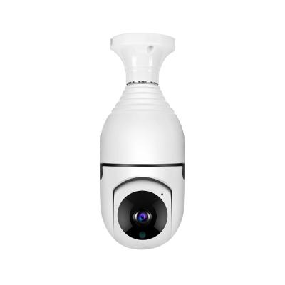 China Hot Seller Human Motion Bulb Ptz Camera Hd 3mp Pan-tilt IR Wifi IP Camera Mini Ptz For V380 Tracking APP for sale