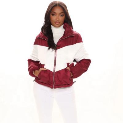 China Sustainable Luxurious Color Blocking Vintage Jackets for sale