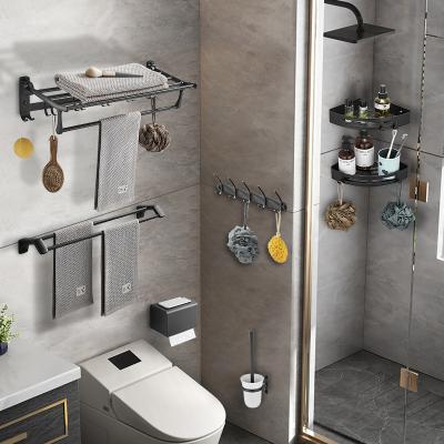 China Modern Heater Hotel Stainless Steel Towel Rack Bathroom Towel Shelf Rack Bathroom Accessories Wall Mount for sale