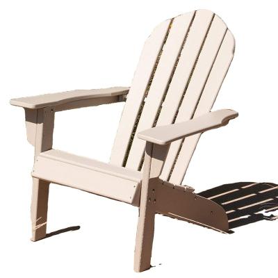 China Poly Modern HDPE Lumber Adirondack Chair, SAND | Adult-size, weather resistant for patio deck garden, backyard and lawn furniture | for sale