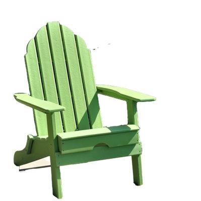 China Poly Modern HDPE Lumber Adirondack Chair, Green | Adult-size, weather resistant for patio deck garden, backyard and lawn furniture | for sale