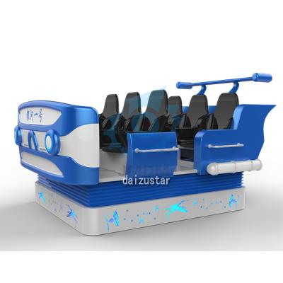 China Metal+acrylic+plastic VR Science museum ocean museum professional 6 seats 9d vr game machine equipment manufacturers for sale