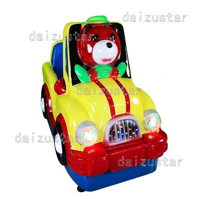 China Metal+acrylic+plastic swing machine factory fiberglass luxurious coin kiddie ride swing car/bus with video games for sale