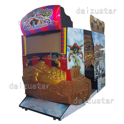 China Metal+acrylic+plastic 2 players coin operated pirate adventure game machine video game entertainment automatic shooting dual equipment for sale