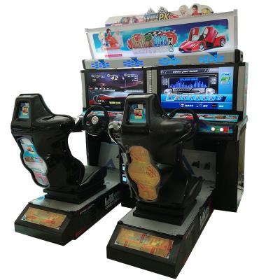 China Metal+acrylic+plastic 32Inch Hd Amusement Park Deluxe Edition Simulator Arcade Machine Free Car Racing Games for sale