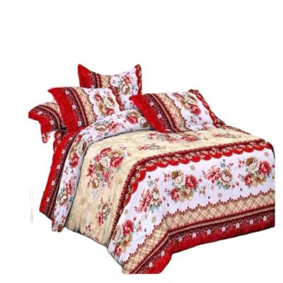 China Nondisposable Wholesale Style Polyester Twill Custom Double Size Bedding Set For Home Textile for sale