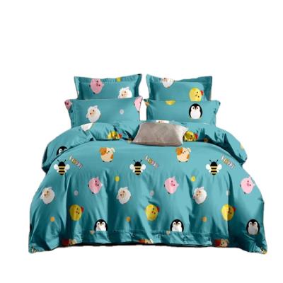 China Disposable Cozy Cotton Printed Bedding Set for sale