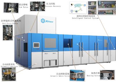 Chine bouteille en plastique de l'animal familier 5L faisant la machine pour la chaîne de production de l'eau, machine de moulage de coup à vendre