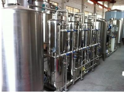 China 1-50 Ton Per Hour Automatic Pure Water Treatment System / Equipment For Beverage for sale